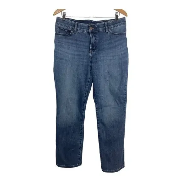 Lee Flex Motion Straight Leg Women's Classic Denim Jeans Stretch Size 12 Short - Picture 4 of 6